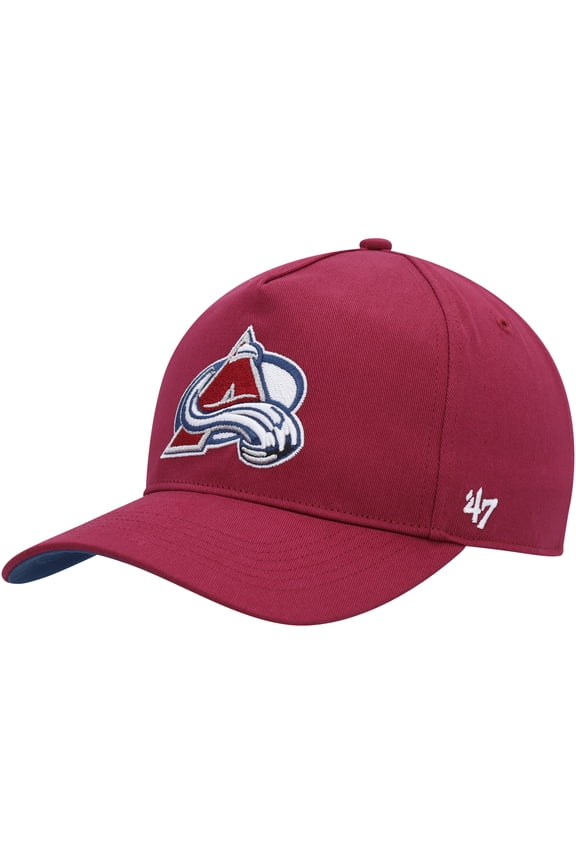 Men's '47 Burgundy Colorado Avalanche Primary Hitch Snapback Hat
