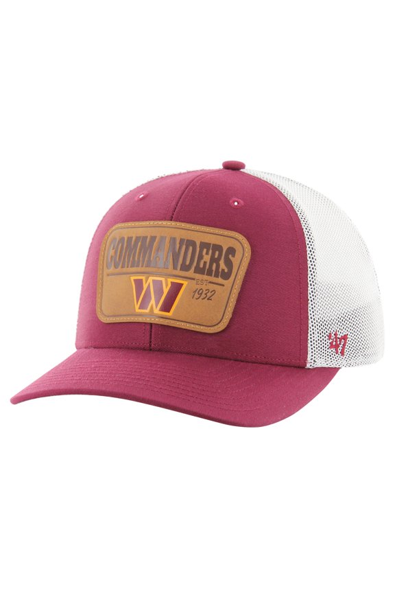 Men's '47 Burgundy/White Washington Commanders Thrash Trophy Flex Hat