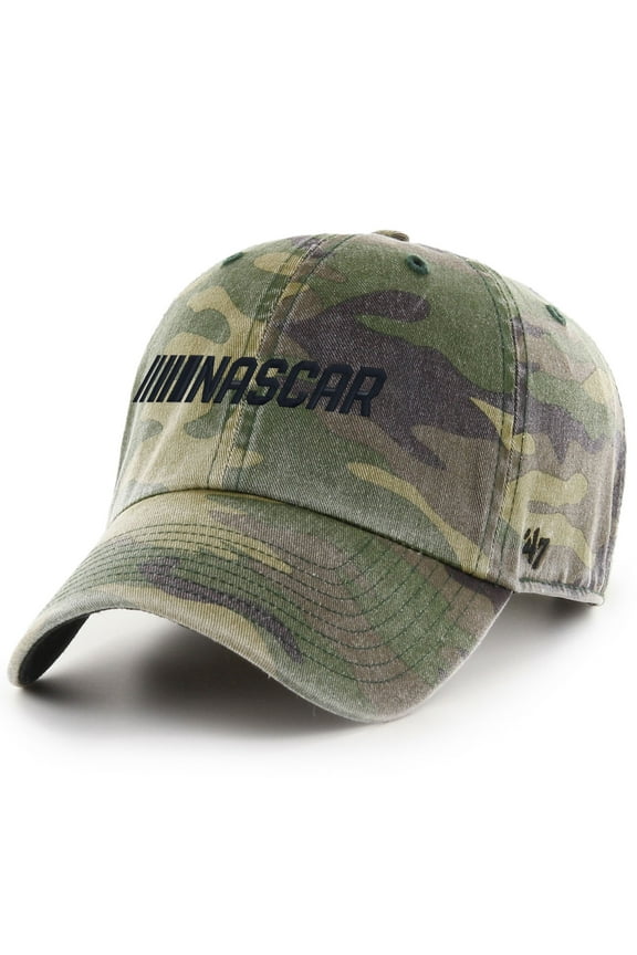 Men's '47  Camo NASCAR Clean Up Adjustable Hat