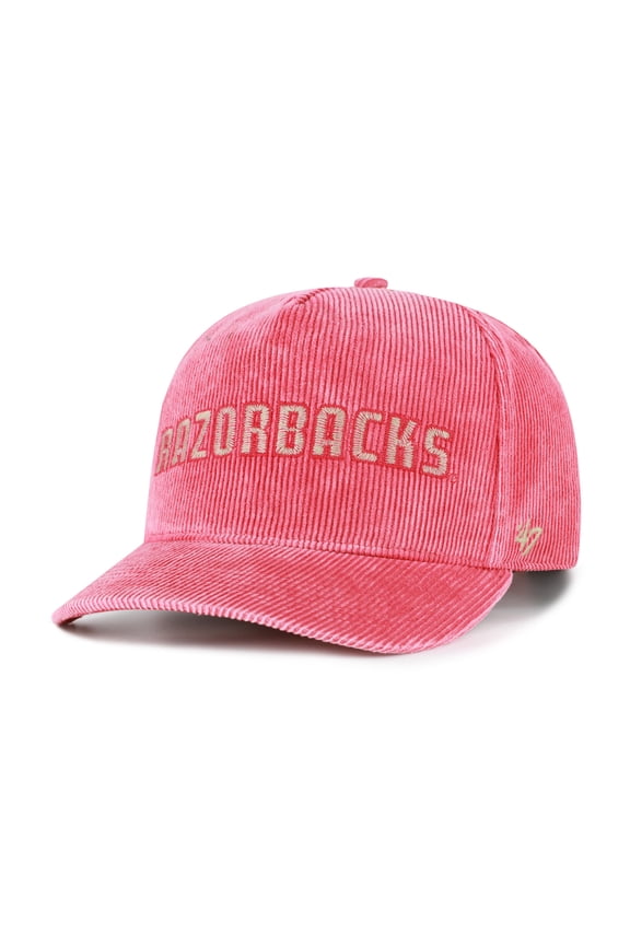 Men's '47 Cardinal Arkansas Razorbacks Reclaim Snow Wash Corduroy Hitch Adjustable Hat