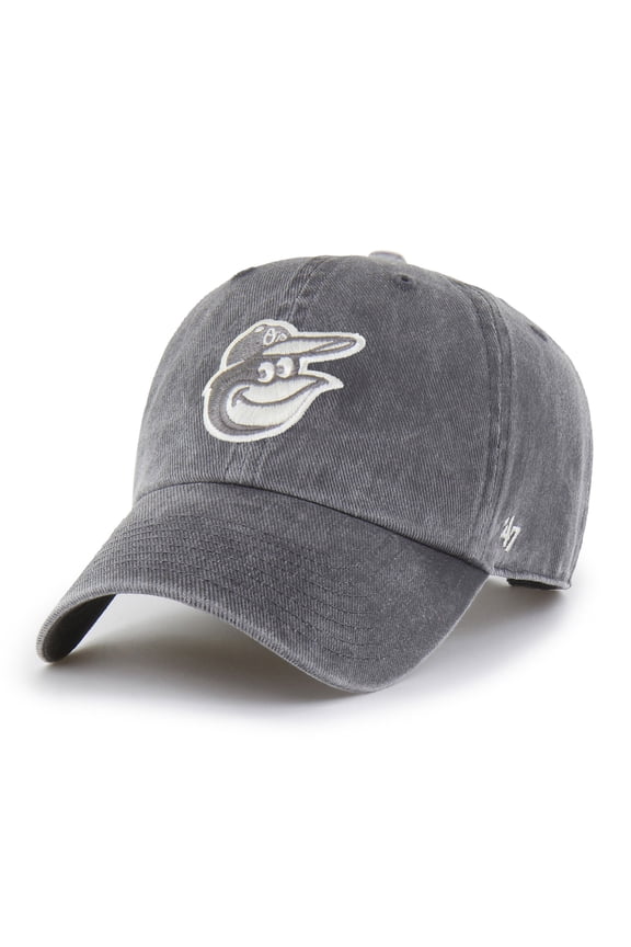 Men's '47 Charcoal Baltimore Orioles Pigment Clean Up Adjustable Hat