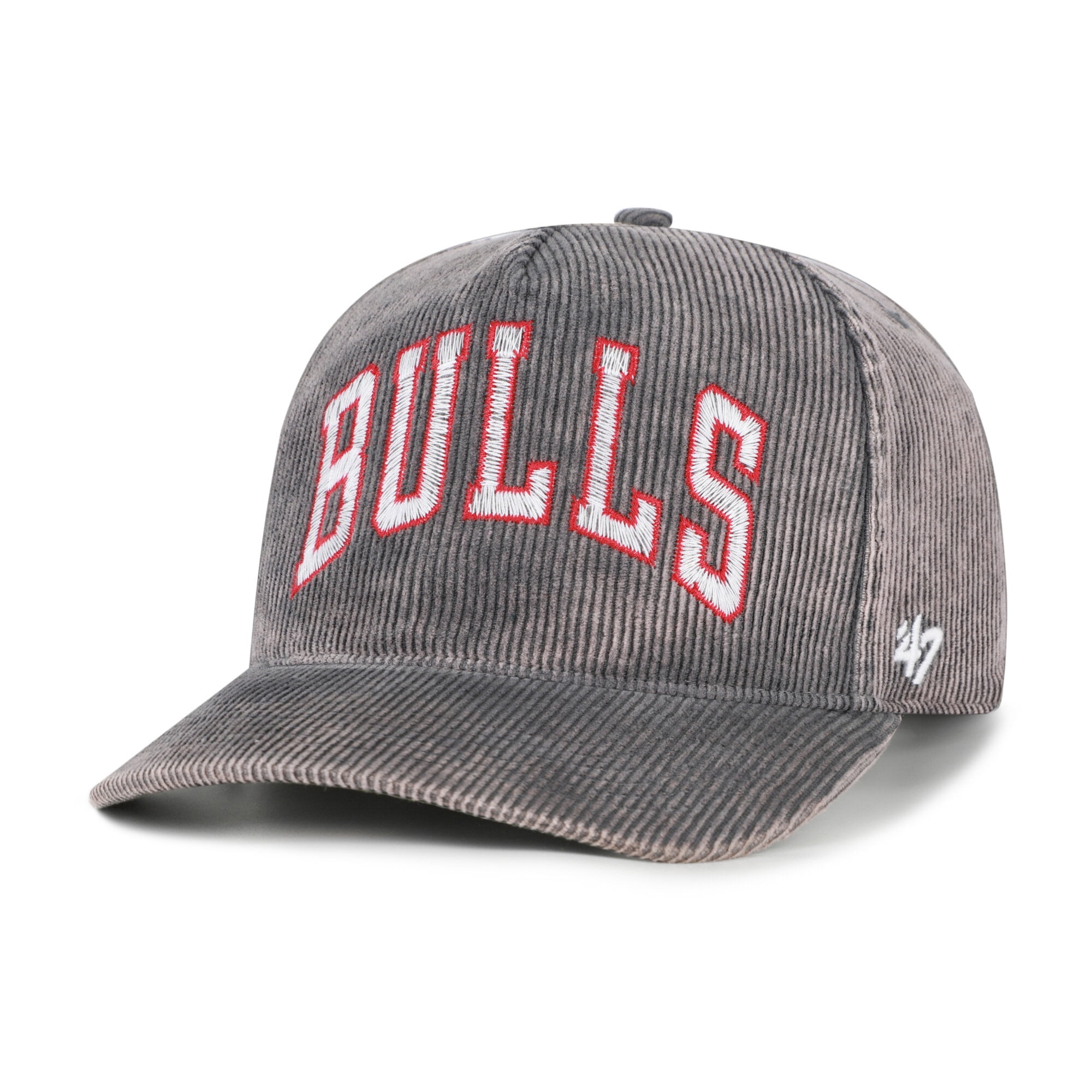 \'47 Brand Chicago Bulls Hat Womens One Size Hitch Corduroy Pink NBA Snapback Cap Chicago Bulls 47 Brand White Downburst BRRR Hitch Adjustable  main image 3