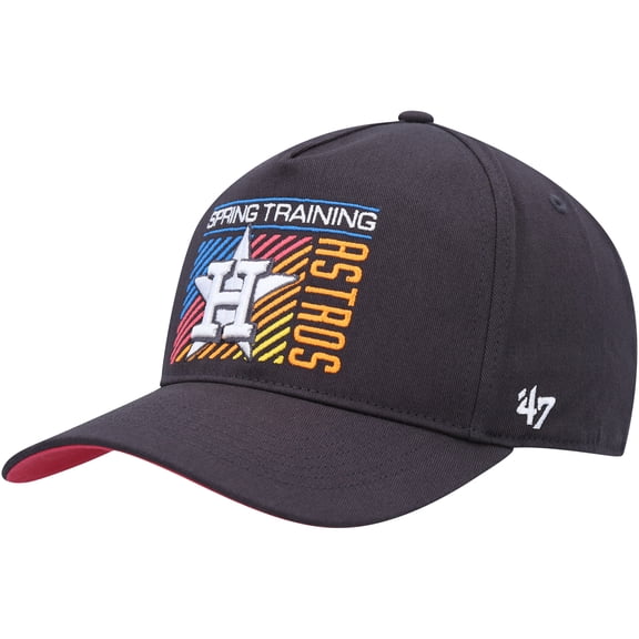 Men's '47 Charcoal Houston Astros 2023 Spring Training Reflex Hitch Snapback Hat