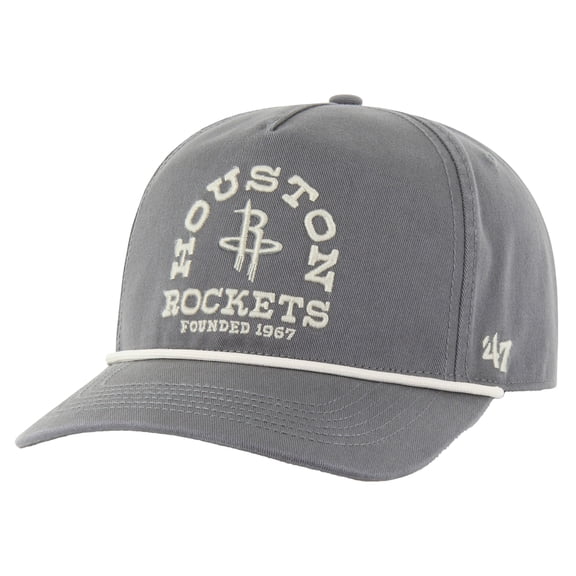 Men's '47 Charcoal Houston Rockets Canyon Ranchero Hitch Adjustable Hat