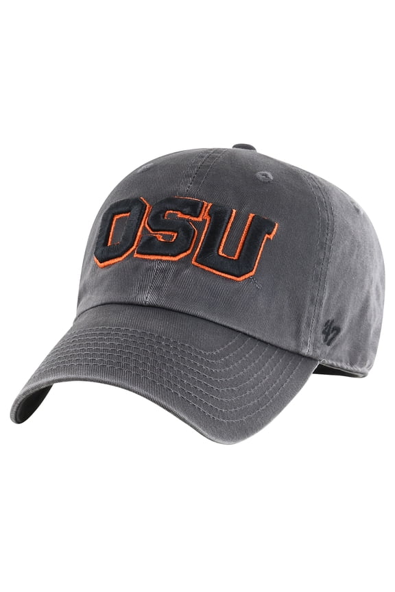 Men's '47 Charcoal Oregon State Beavers Clean Up Adjustable Hat