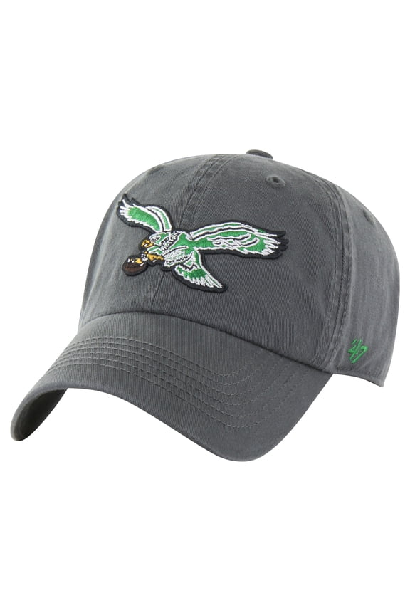 Men's '47 Charcoal Philadelphia Eagles Classic Franchise Fitted Hat
