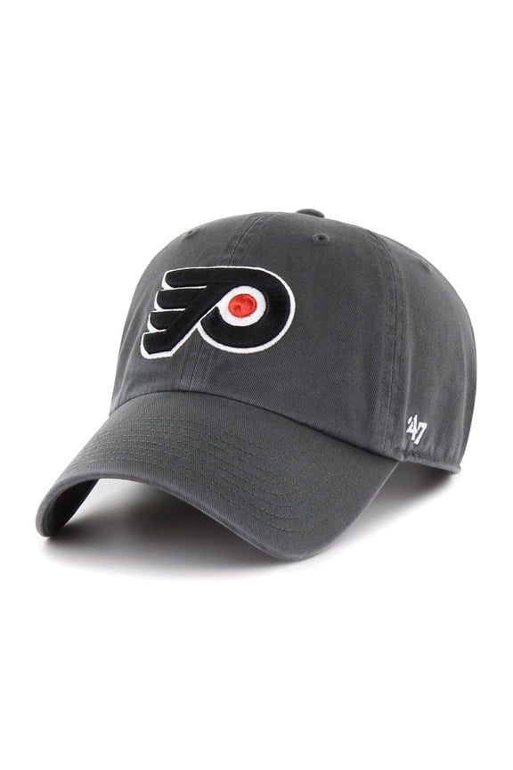 Men's '47 Charcoal Philadelphia Flyers Clean Up Adjustable Hat