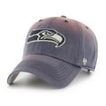 thumbnail image 1 of Men's '47  College Navy Seattle Seahawks Dusted Relaxed Clean Up Adjustable Hat, 1 of 2