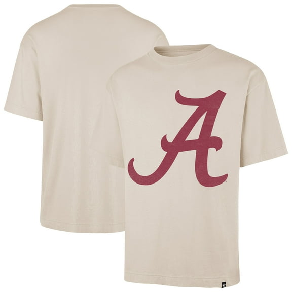 Men's '47 Cream Alabama Crimson Tide Ravine Foundation T-Shirt
