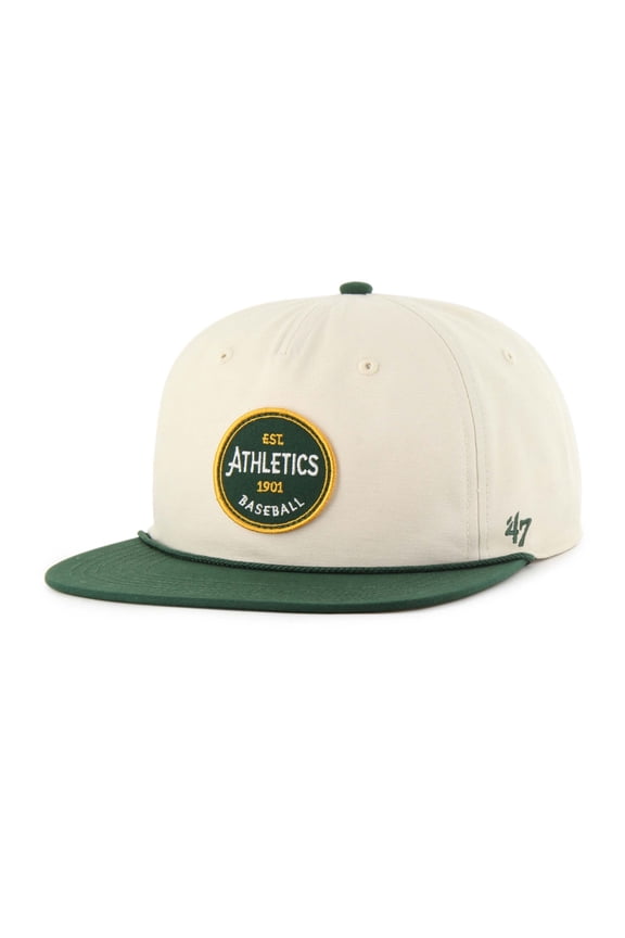 Men's '47 Cream Athletics Payson Captain Adjustable Hat