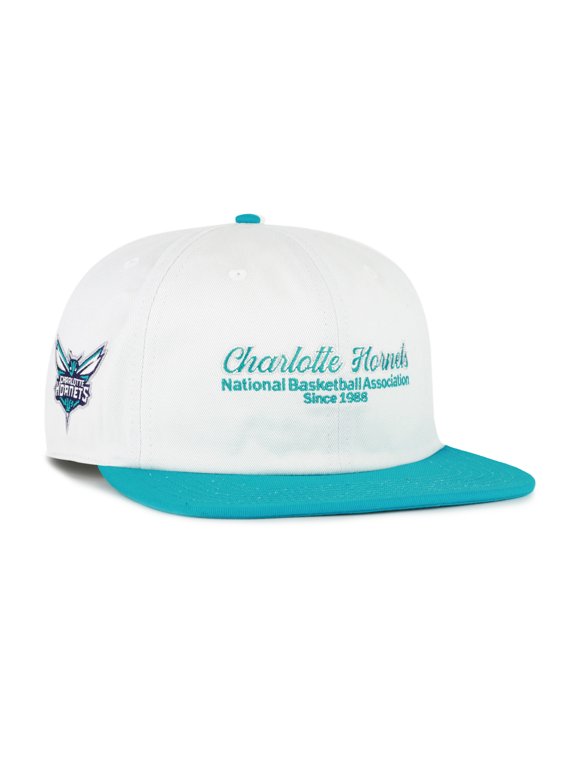 Men's '47 Cream Charlotte Hornets Script Stack Captain Snapback Hat