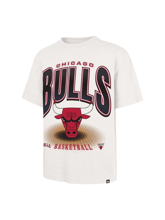 Men's '47 Cream Chicago Bulls Team Flex Foundation T-Shirt