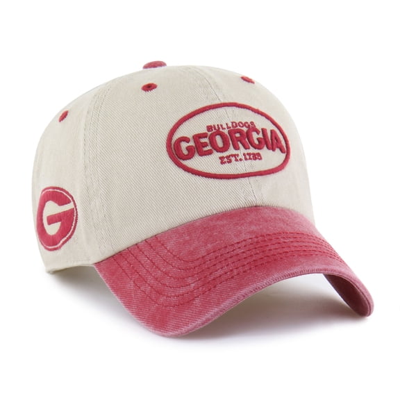Men's '47  Cream Georgia Bulldogs Breaking Trail Clean Up Adjustable Hat