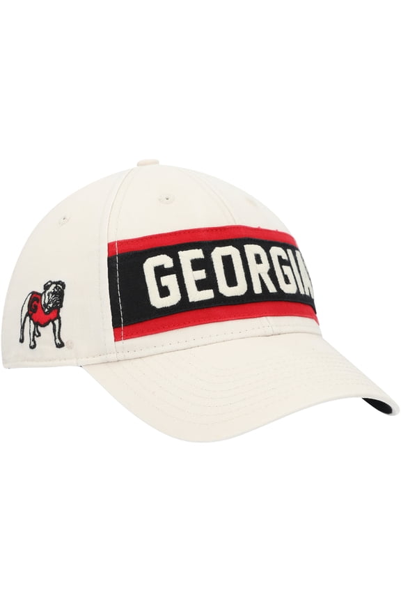 Men's '47 Cream Georgia Bulldogs Crossroad MVP Adjustable Hat