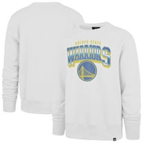 Men's '47 Cream Golden State Warriors Big & Tall Spotlight Headline Pullover Sweatshirt