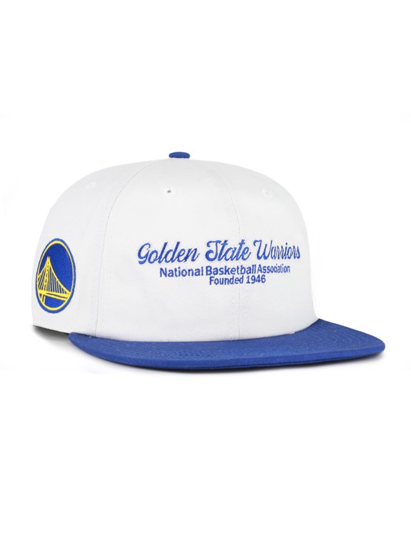 Men's '47 Cream Golden State Warriors Script Stack Captain Snapback Hat