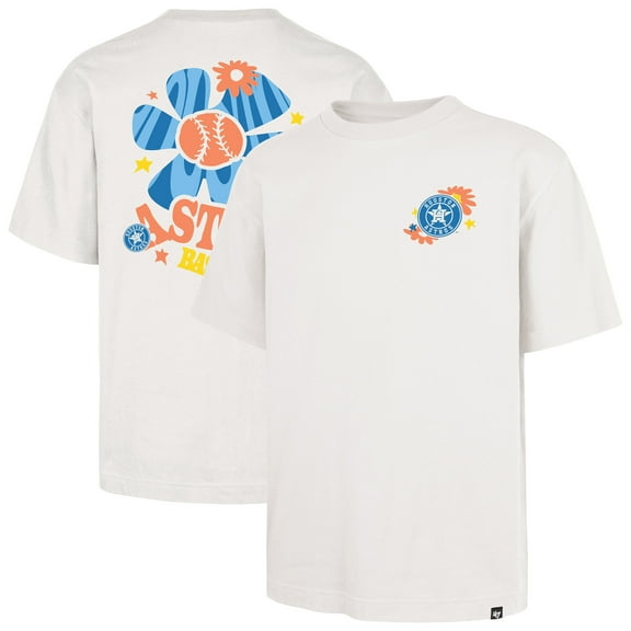 Men's '47 Cream Houston Astros Flora Foundation T-Shirt