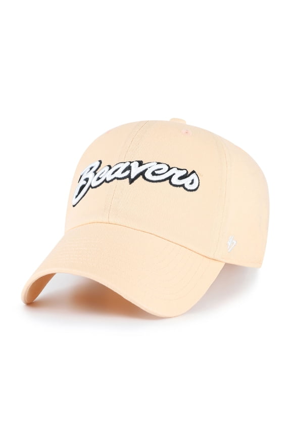 Men's '47 Cream Oregon State Beavers Clean Up Adjustable Hat