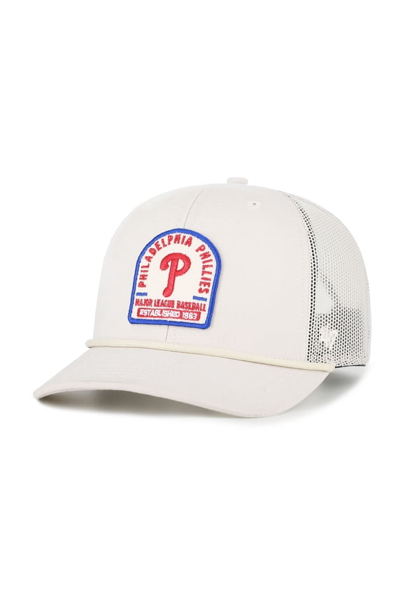 Men's '47 Cream Philadelphia Phillies Gravestone Adjustable Trucker Hat