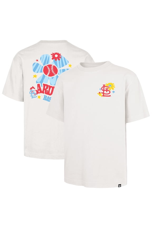 Men's '47 Cream St. Louis Cardinals Flora Foundation T-Shirt
