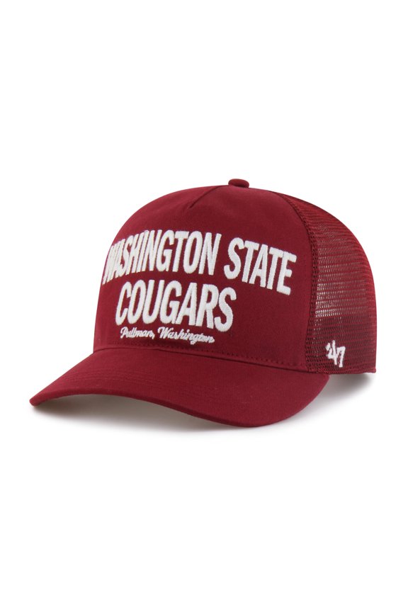 Men's '47 Crimson Washington State Cougars Contemporary Hitch Trucker Adjustable Hat
