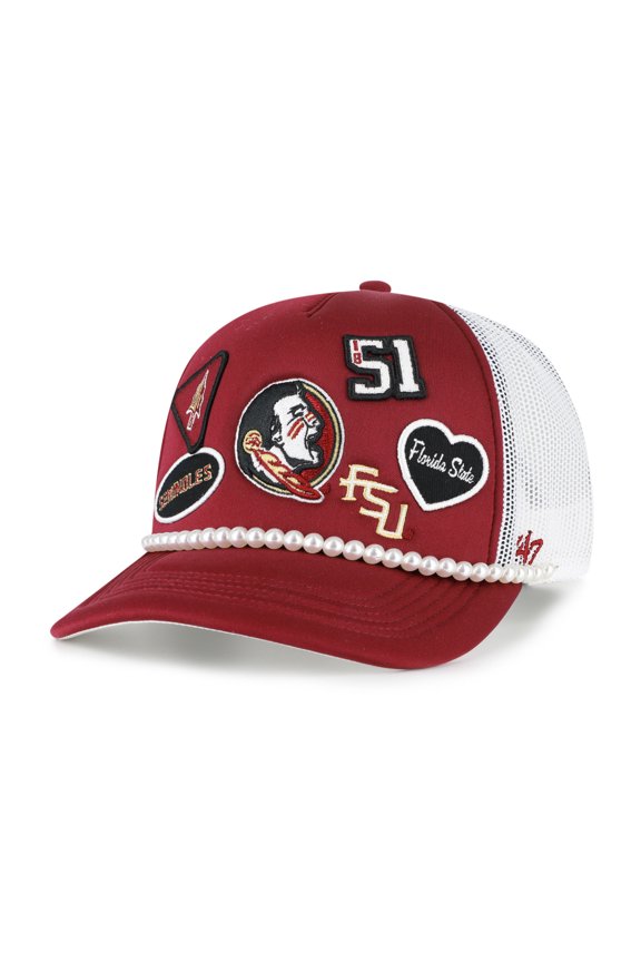 Men's '47  Garnet/White Florida State Seminoles Rally On Hitch Adjustable Hat