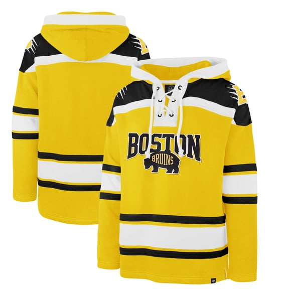 Men's '47 Gold Boston Bruins 2026 NHL Stadium Series Superior Lacer Hoodie