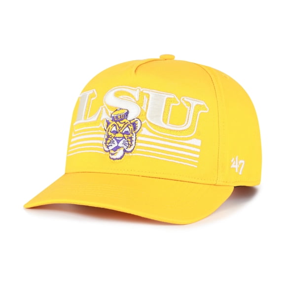 Men's '47  Gold LSU Tigers Script Fade Hitch Adjustable Hat