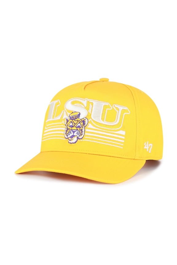 Men's '47 Gold LSU Tigers Script Fade Hitch Adjustable Hat