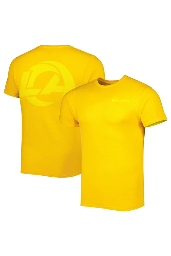 Men's '47 Gold Los Angeles Rams Fast Track Tonal Highlight T-Shirt