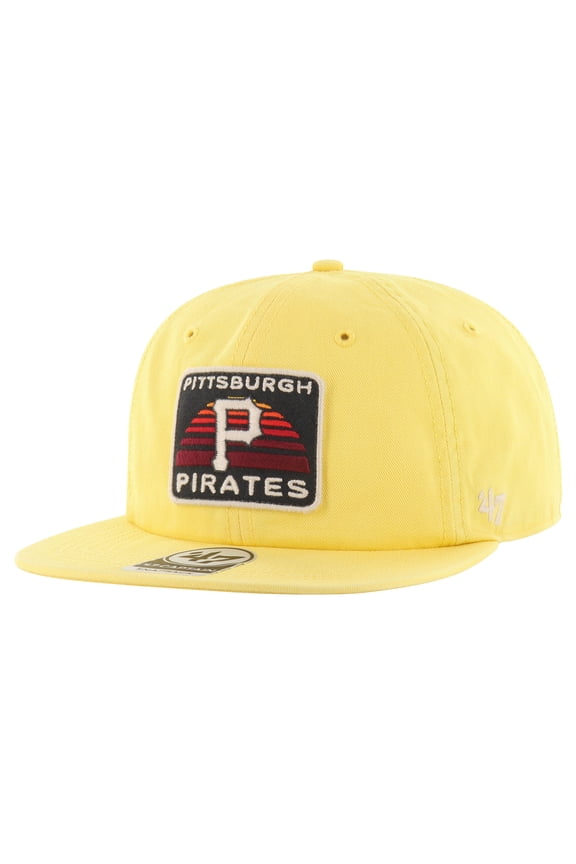 Men's '47 Gold Pittsburgh Pirates Cypress Captain Snapback Hat