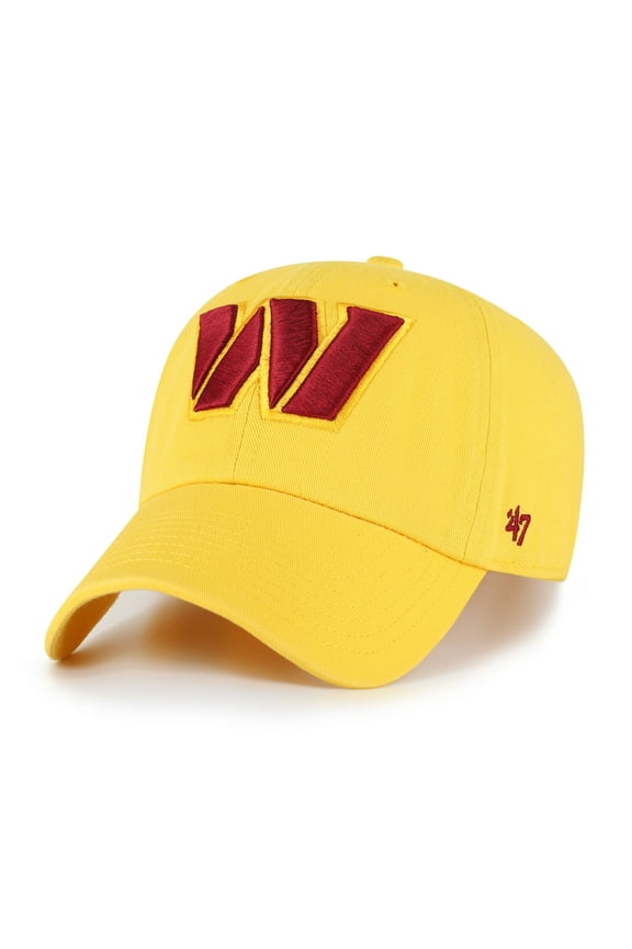 Men's '47 Gold Washington Commanders Cleanup Adjustable Hat