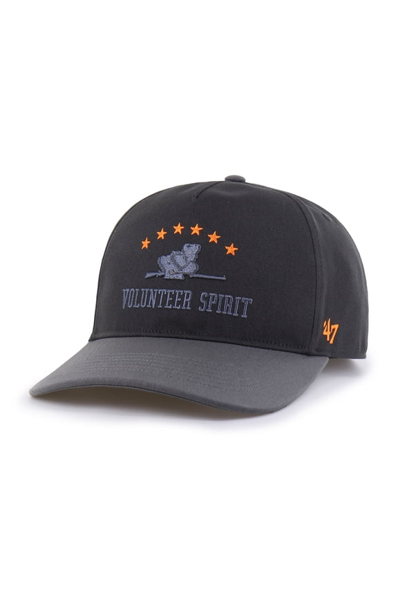 Men's '47 Graphite/Gray Tennessee Volunteers Smokey Grey Hitch 2-Tone Adjustable Hat
