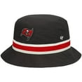 thumbnail image 1 of Men's '47 Graphite Tampa Bay Buccaneers Striped Bucket Hat, 1 of 2