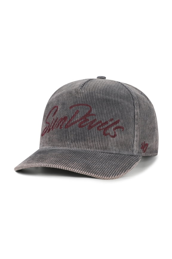 Men's '47 Gray Arizona State Sun Devils Reclaim Snow Wash Corduroy Hitch Adjustable Hat