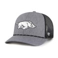 thumbnail image 1 of Men's-'47  Gray Arkansas Razorbacks Carbon Rope Adjustable Hat, 1 of 4