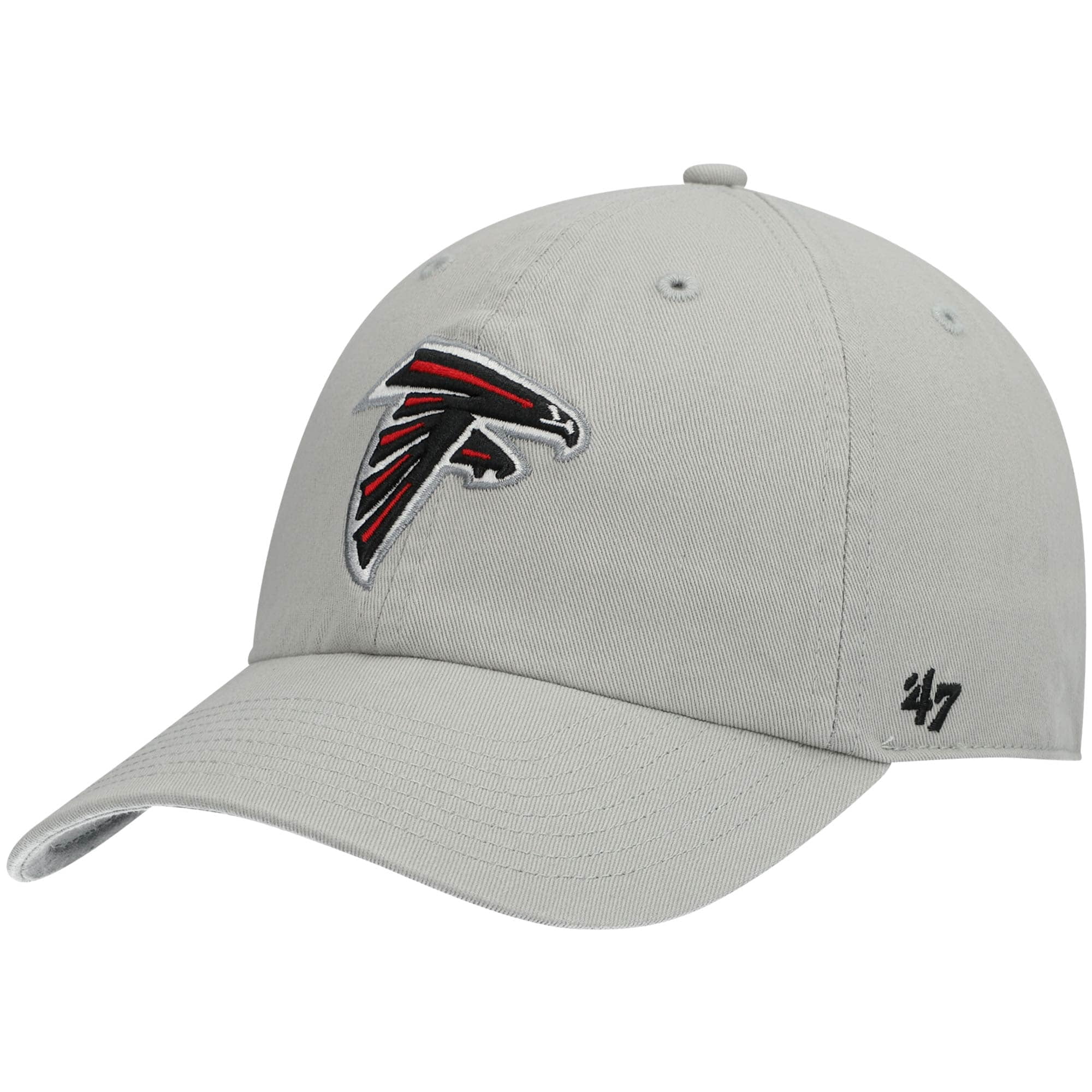 Clean Falcons Men's '47 Gray Atlanta Falcons Clean Up Adjustable Hat - Walmart.com