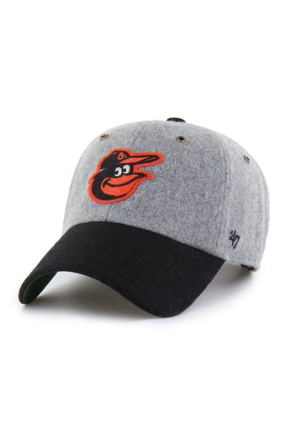 Men's '47 Gray Baltimore Orioles Golden Age Wool Clean Up Adjustable Hat