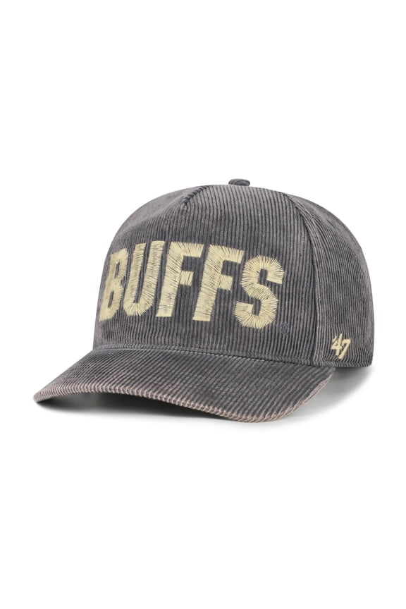 Men's '47  Gray Colorado Buffaloes Reclaim Snow Wash Corduroy Hitch Adjustable Hat