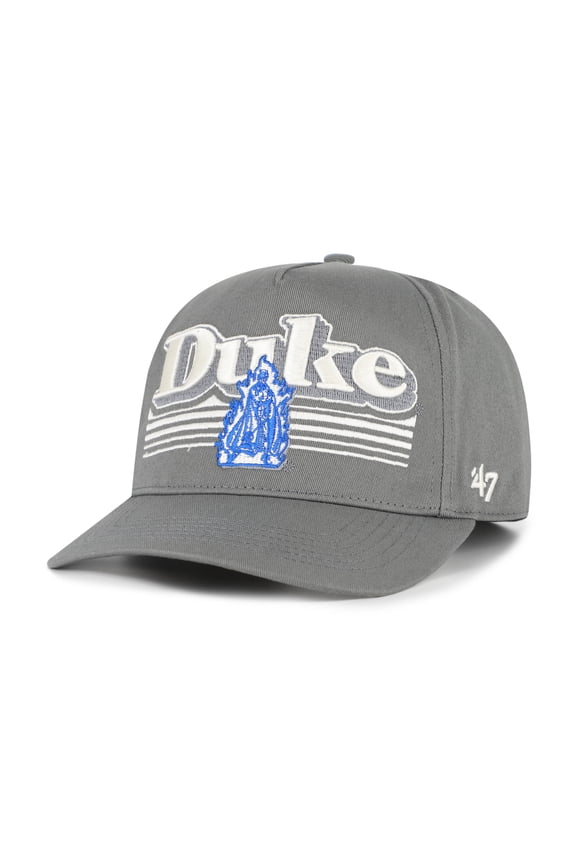 Men's '47  Gray Duke Blue Devils Script Fade Hitch Adjustable Hat