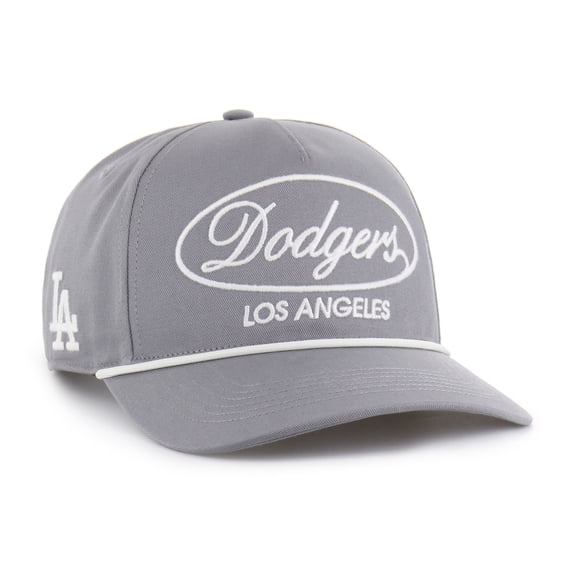 Men's '47 Gray Los Angeles Dodgers Foundational Hitch Adjustable Hat