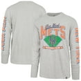 thumbnail image 1 of Men's-'47  Gray New York Mets Big & Tall Distressed Franklin Long Sleeve T-Shirt, 1 of 3