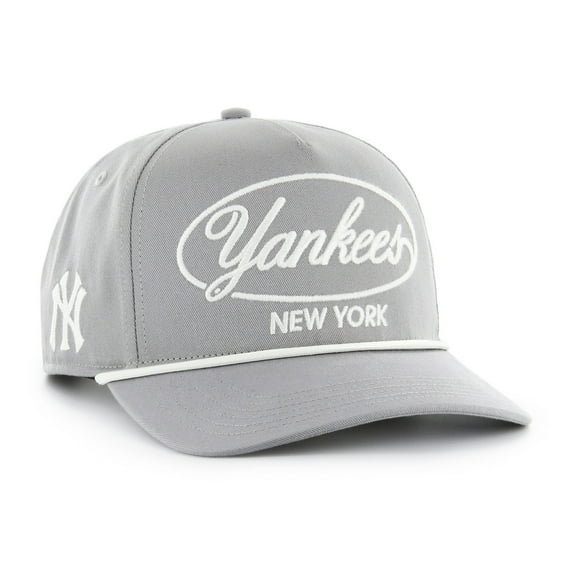 Men's '47 Gray New York Yankees Foundational Hitch Adjustable Hat