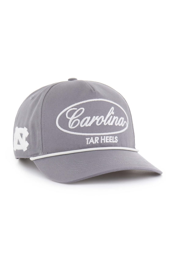 Men's '47 Gray North Carolina Tar Heels Contemporary Basics Foundational Rope Hitch Adjustable Hat
