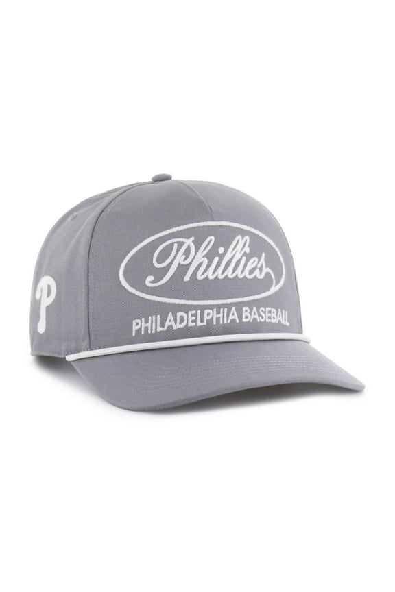 Men's '47 Gray Philadelphia Phillies Foundational Hitch Adjustable Hat