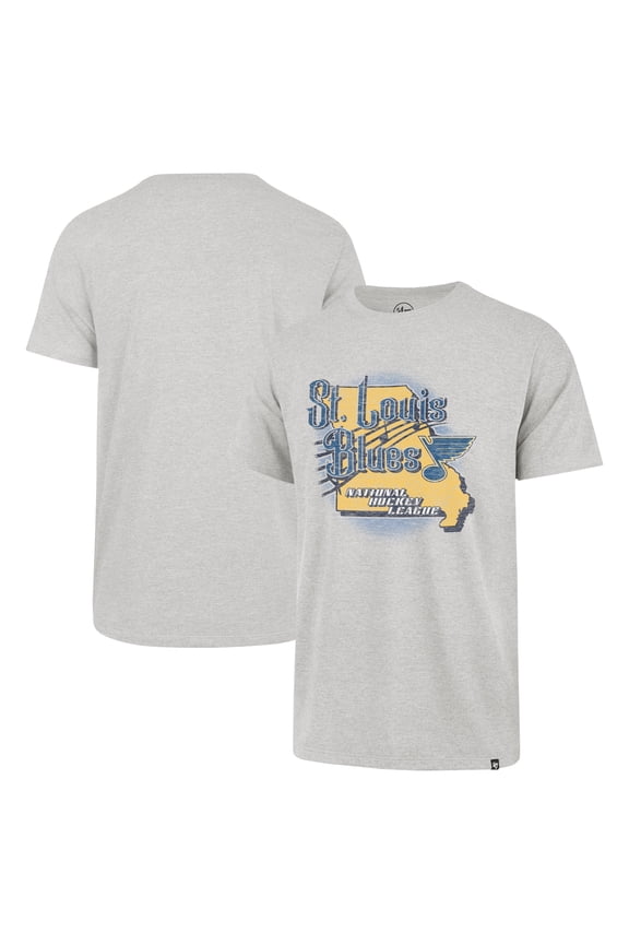 Men's '47 Gray St. Louis Blues Regional Localized Franklin T-Shirt