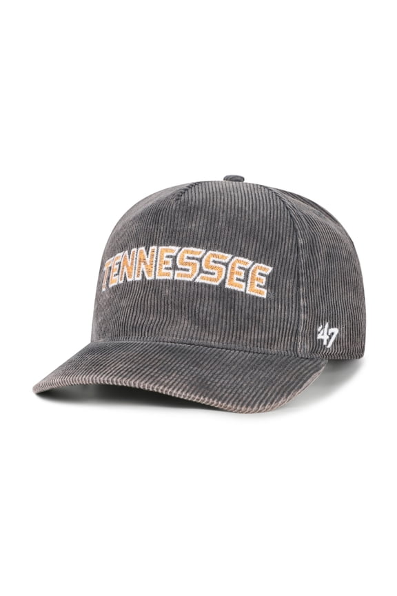 Men's '47  Gray Tennessee Volunteers Reclaim Snow Wash Corduroy Hitch Adjustable Hat