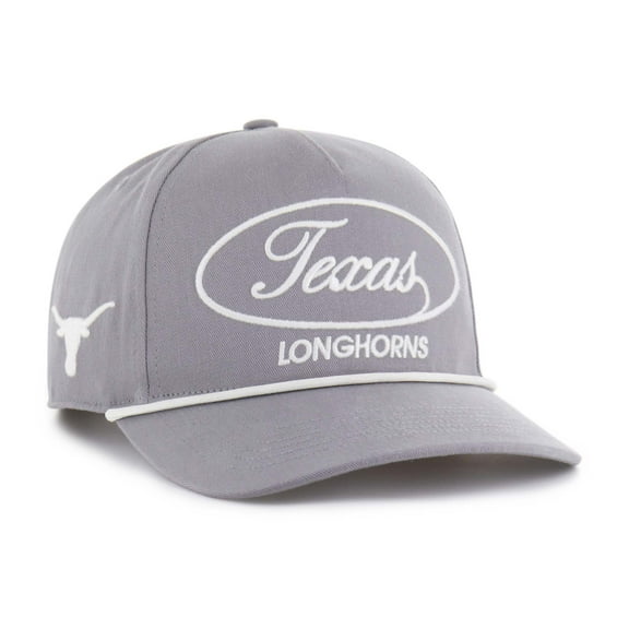 Men's '47 Gray Texas Longhorns Contemporary Basics Foundational Rope Hitch Adjustable Hat