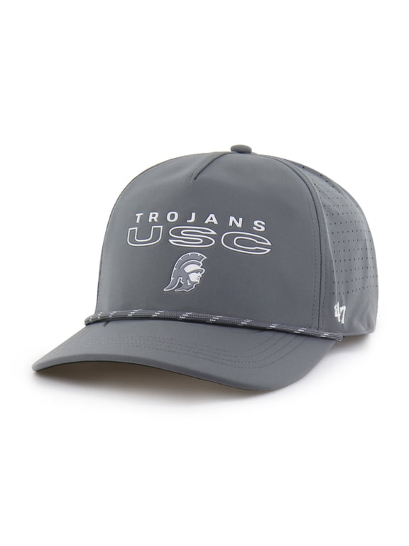 Men's '47 Gray USC Trojans Forward Vent Hitch Rope Adjustable Hat