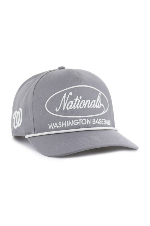 Men's '47 Gray Washington Nationals Foundational Hitch Adjustable Hat